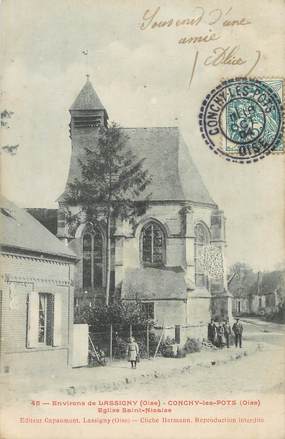 / CPA FRANCE 60 "Conchy les Pots, église Sainte Nieaise"