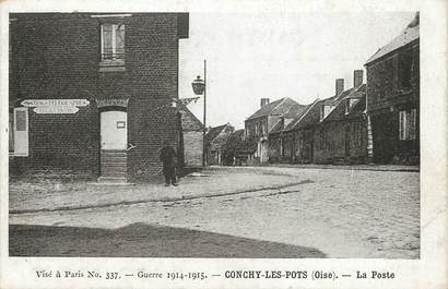 / CPA FRANCE 60 "Conchy Les Pots, la poste"