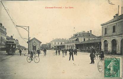 CPA FRANCE 63 "Clermont Ferrand, la gare"