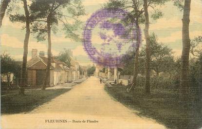 / CPA FRANCE 60 "Fleurine, route de Flandre"