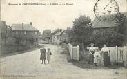 60 Oise / CPA FRANCE 60 "Lihus, le square"