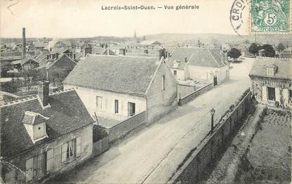 / CPA FRANCE 60 "Lacroix Saint Ouen, vue générale"