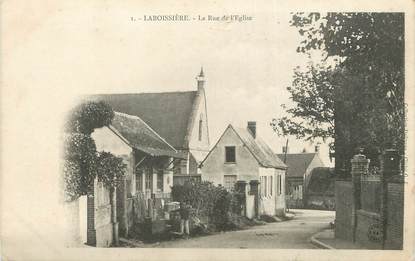 / CPA FRANCE 60 "Laboissière, la rue de l'église"