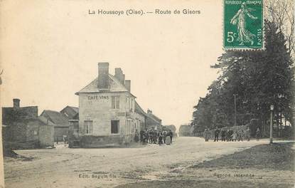 / CPA FRANCE 60 "La Houssoye, route de Gisors"