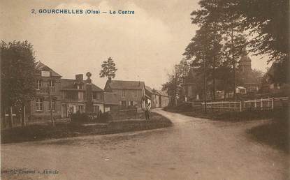 / CPA FRANCE 60 "Gourchelles, le centre"