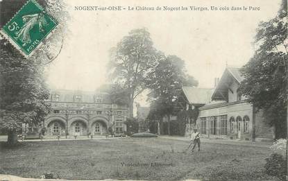 / CPA FRANCE 60 "Nogent sur Oise, le château de Nogent les vierges"