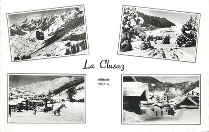 / CPSM FRANCE 74 "La Clusaz "