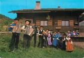 74 Haute Savoie / CPSM FRANCE 74 "La Clusaz, groupe Lou Socali" /  ACCORDEON