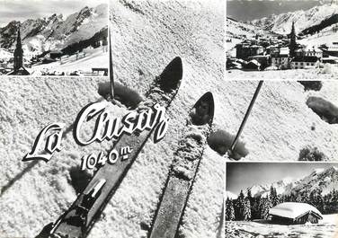 / CPSM FRANCE 74 "La Clusaz, Chaine des Aravis"