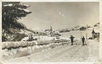 / CPSM FRANCE 74 "Les Contamines, route de N.D. de la Gorge"