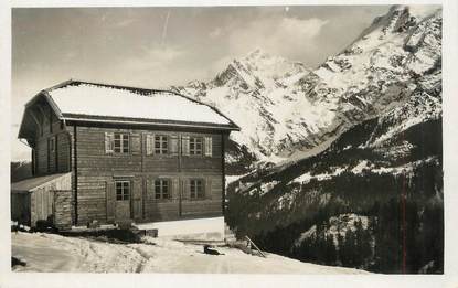 / CPSM FRANCE 74 "Les Contamines en hiver, chalet hôtel de Colombaz"