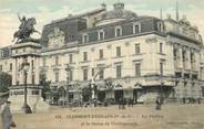 63 Puy De DÔme CPA FRANCE 63 "Clermont Ferrand, le Théâtre et la statue"