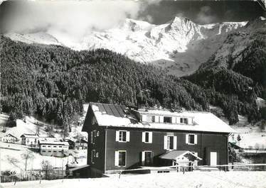 / CPSM FRANCE 74 "Les Contamines en hiver, le chalet U.N.C.M"