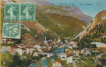 / CPA FRANCE 06 "Fontan, vue générale "