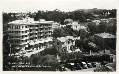 / CPSM FRANCE 06 "Juan les Pins, vue prise vers le phare de la Garoupe"