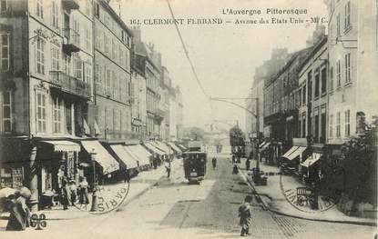 CPA FRANCE 63 "Clermont Ferrand, avenue des Etats Unis"