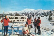 06 Alpe Maritime / CPSM FRANCE 06 "Gréolières Les Neiges"