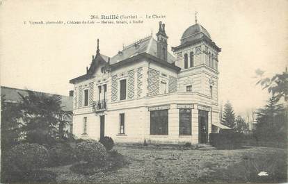 / CPA FRANCE 72 "Ruillé, le chalet"