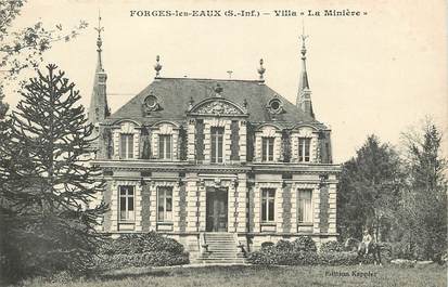 CPA FRANCE 76 "Forges les Eaux, Villa La Minière"