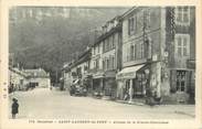 38 Isere / CPA FRANCE 38 "Saint Laurent du pont, avenue de la grande Chartreuse"