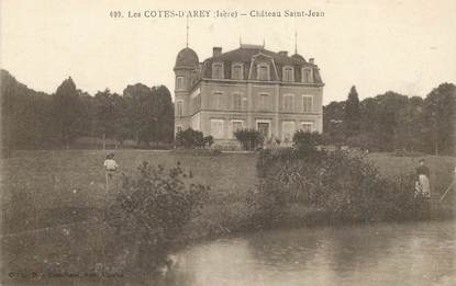 CPA FRANCE 38 "Les Cotes d'Arey, Chateau Saint Jean"