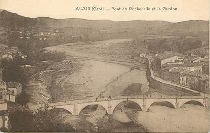 CPA FRANCE 30 "Alais, pont de Rochebelle et le Gardon"