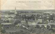 53 Mayenne CPA FRANCE 53 "Craon, la ville vue de l'Eglise Saint Clément"