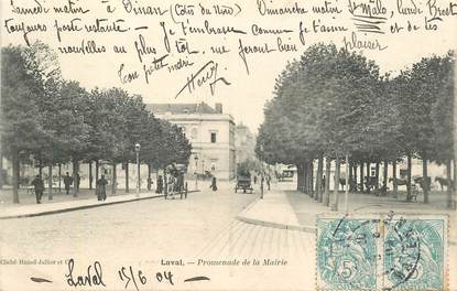 CPA FRANCE 53 "Laval, promenade de la Mairie"