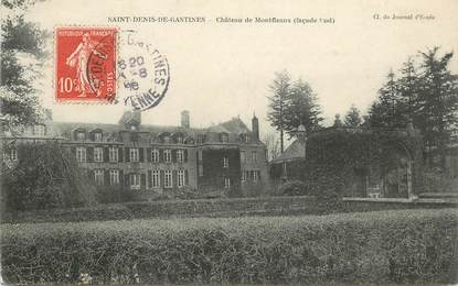 CPA FRANCE 53 "Saint Denis de Gastines, chateau de Montfleaux"