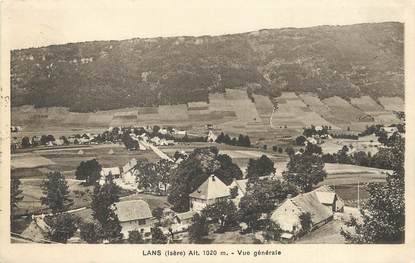 / CPA FRANCE 38 "Lans, vue générale"