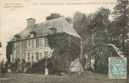 CPA FRANCE 76 "Château de Ganzeville"