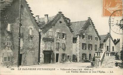 / CPA FRANCE 38 "Villard de Lans, les vieilles maisons"