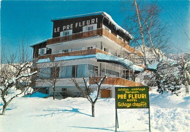 / CPSM FRANCE 38 "Villard de Lans, hôtel Le Pré Fleuri"