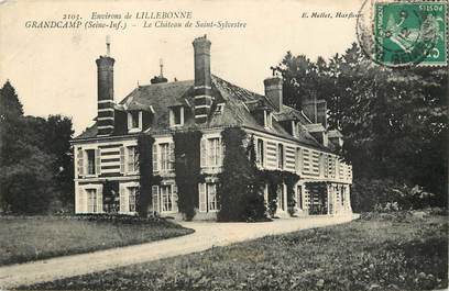 CPA FRANCE 76 "Env. de Lillebonne, Grandcamp, Château de Saint Sylvestre"