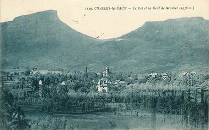 CPA FRANCE 73 "Challes les Eaux, le Col et la Dent de Granier"