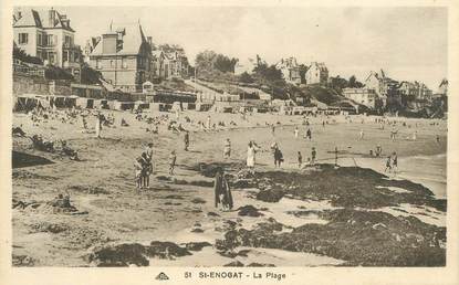 CPA FRANCE 35 "Saint Enogat, la plage"