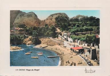 / CPSM FRANCE 13 "La Ciotat, plage du Mugel"