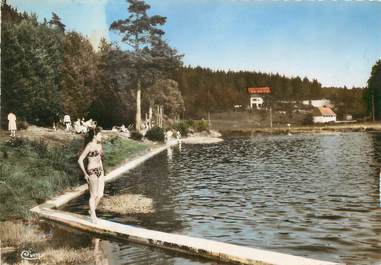 / CPSM FRANCE 43 " Le Chambon sur Lignon, station estivale, la plage"