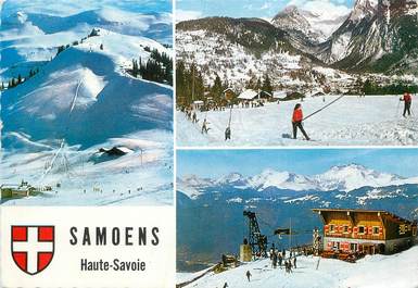 / CPSM FRANCE 74 "Samoëns" / SKI