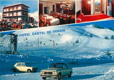 / CPSM FRANCE 20 "Corse, Albertacce, hôtel Castel de Vergio"