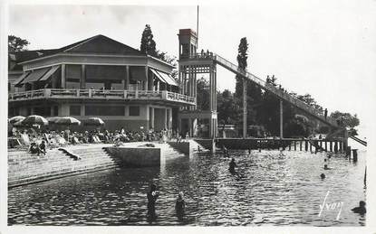 CPSM FRANCE 74 "Evian les Bains, la plage"