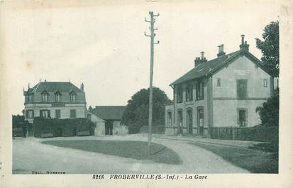 CPA FRANCE 76 "Froberville, la gare"