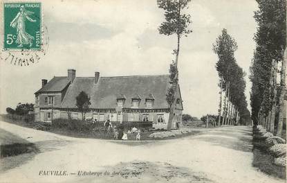 CPA FRANCE 76 "Fauville, Auberge du dernier sou"