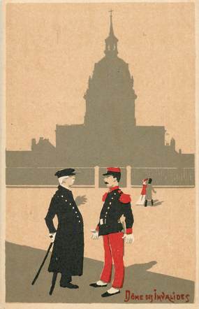 CPA PARIS / Illustrateur / Le Dome des Invalides