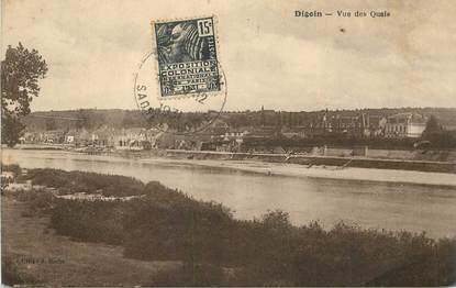 CPA FRANCE 71 "Digoin, vue des quais"