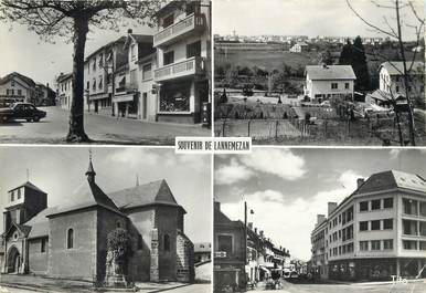 / CPSM FRANCE 65 "Lannemezan, rue J.J Rousseau et Diderot"