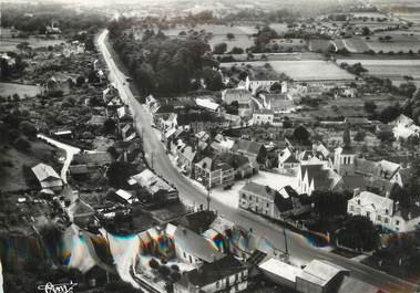 / CPSM FRANCE 72 "Clermont Créans, vue aérienne vers la Flèche"