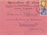 16 Charente / CPSM FRANCE 16 "Chalais" / QUINCAILLERIE / CARTE PUBLICITAIRE
