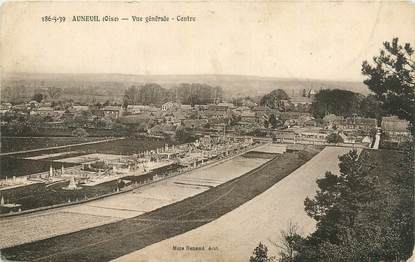 / CPA FRANCE 60 "Auneuil, vue générale, centre"