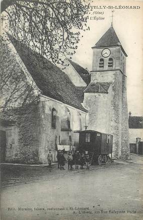 / CPA FRANCE 60 "Avilly Saint Léonard, l'église"